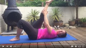 Lying Down Hamstring Stretch
