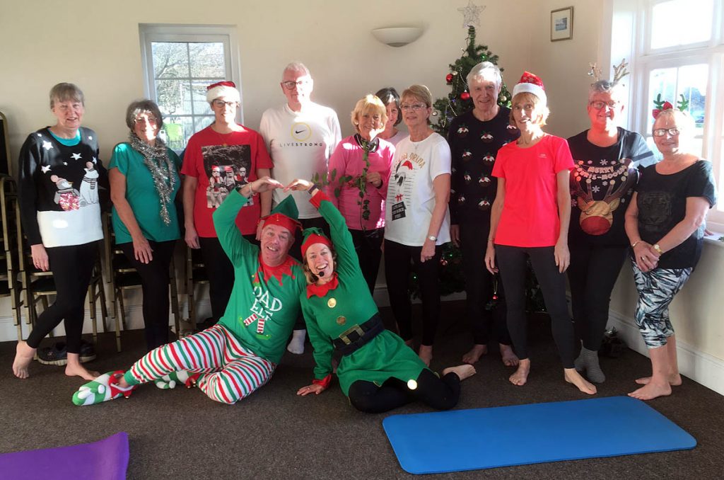 Pilates classes with Jane Mackenzie at Christmas