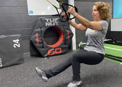 Jane Mackenzie using the TRX Suspension Training System