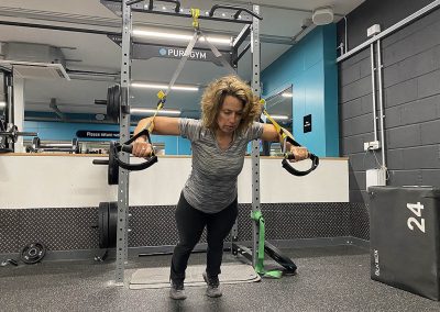 Jane Mackenzie using the TRX Suspension Training System