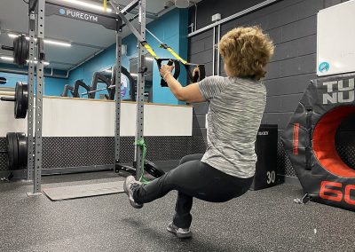 Jane Mackenzie using the TRX Suspension Training System