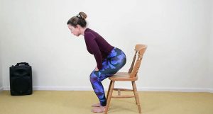 Getting in and out of a Chair