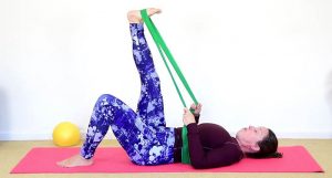 Hamstring Stretch using a Band