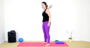 Standing Chest Stretch using a Wall