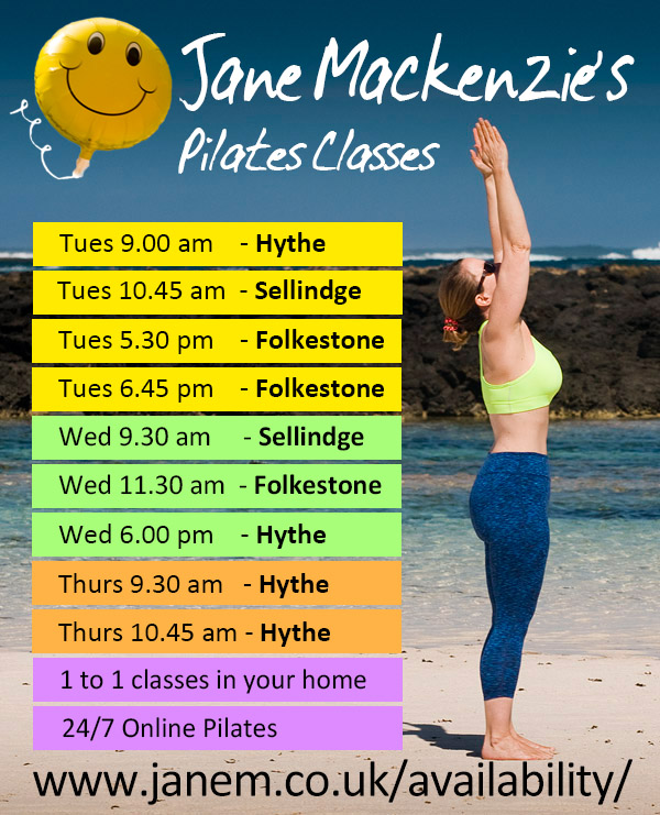 Jane Mackenzie Pilates Classes Folkestone Hythe Sellindge